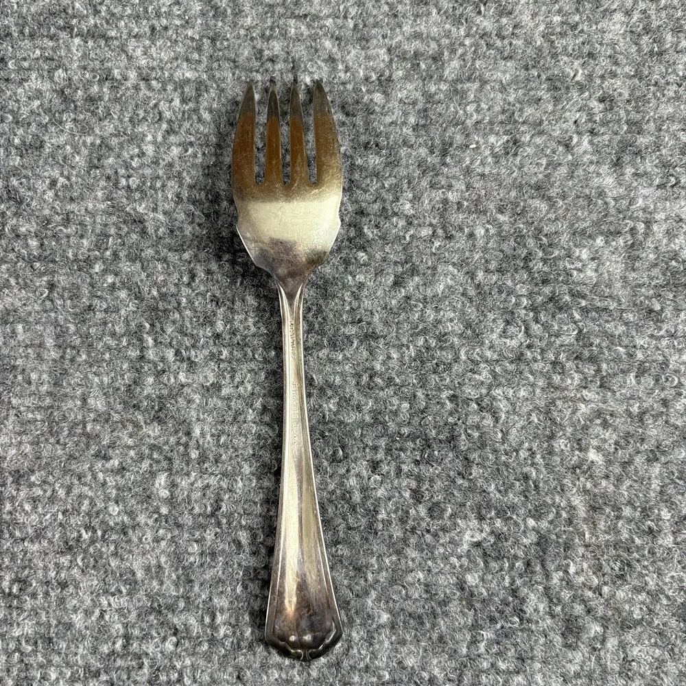 VTG 12 Rogers AA Puritan 1912 Individual Salad Forks Silverplate Pat Sept 3 1912